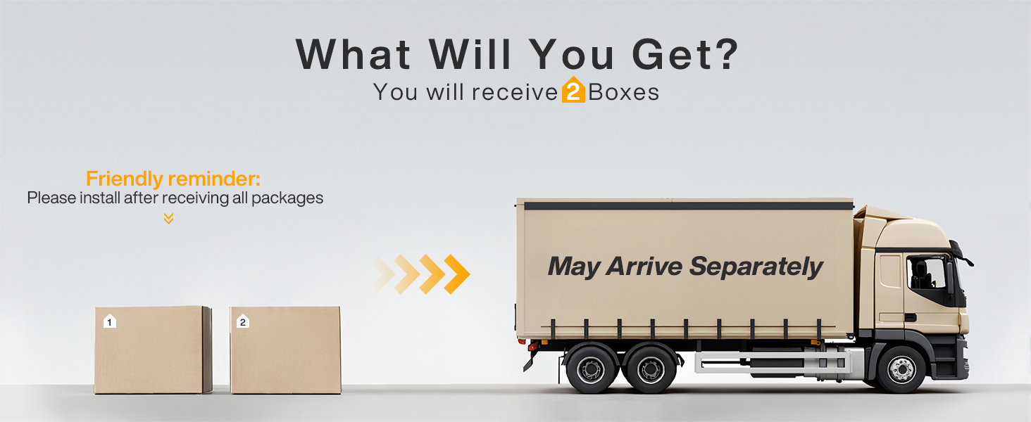 You will receive 2 Boxes