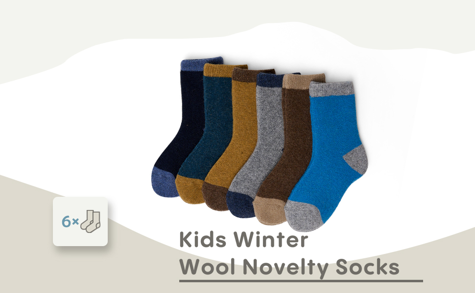 Boys Winter Wool Socks