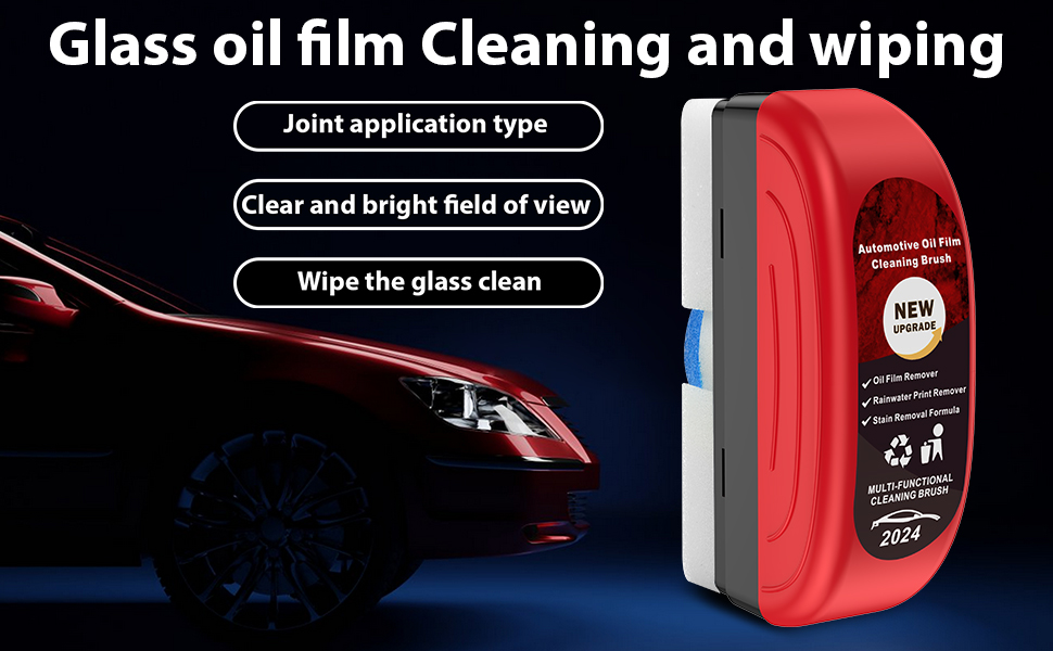 automotive oil film cleaning brush for car