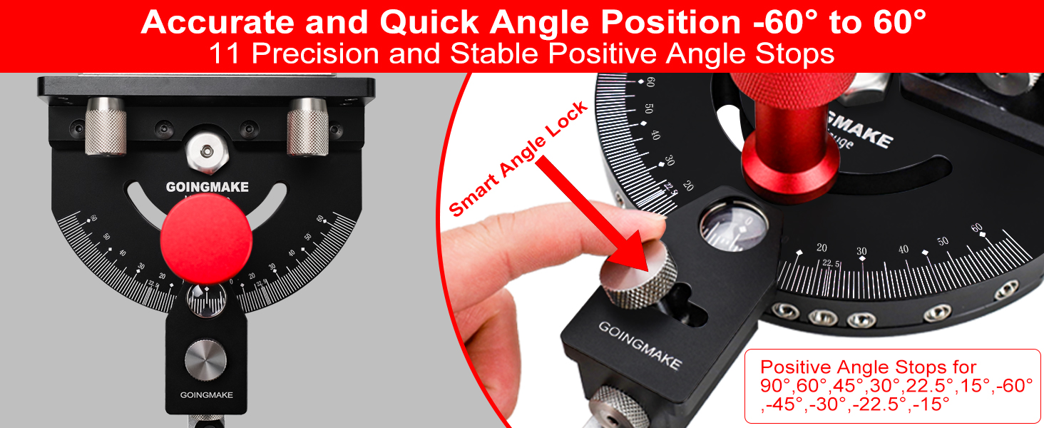 Smart 11 positive angle stop and easy to lock