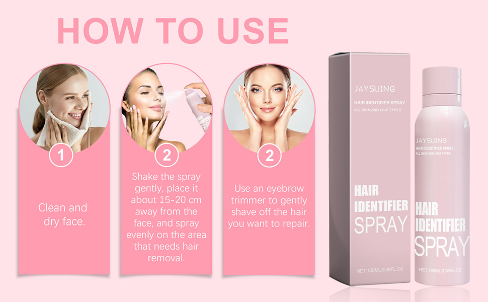 Face Hair Identifier Spray