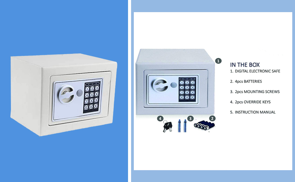  Double Deadbolt Electronic Lock w/Digital Keypad,it has 2 pre-drilled holes for mounting