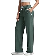 ODODOS Women's Straight Leg Pants Ultra Soft Stratum Tech Relaxed Casual Pajama Lounge Pants with...