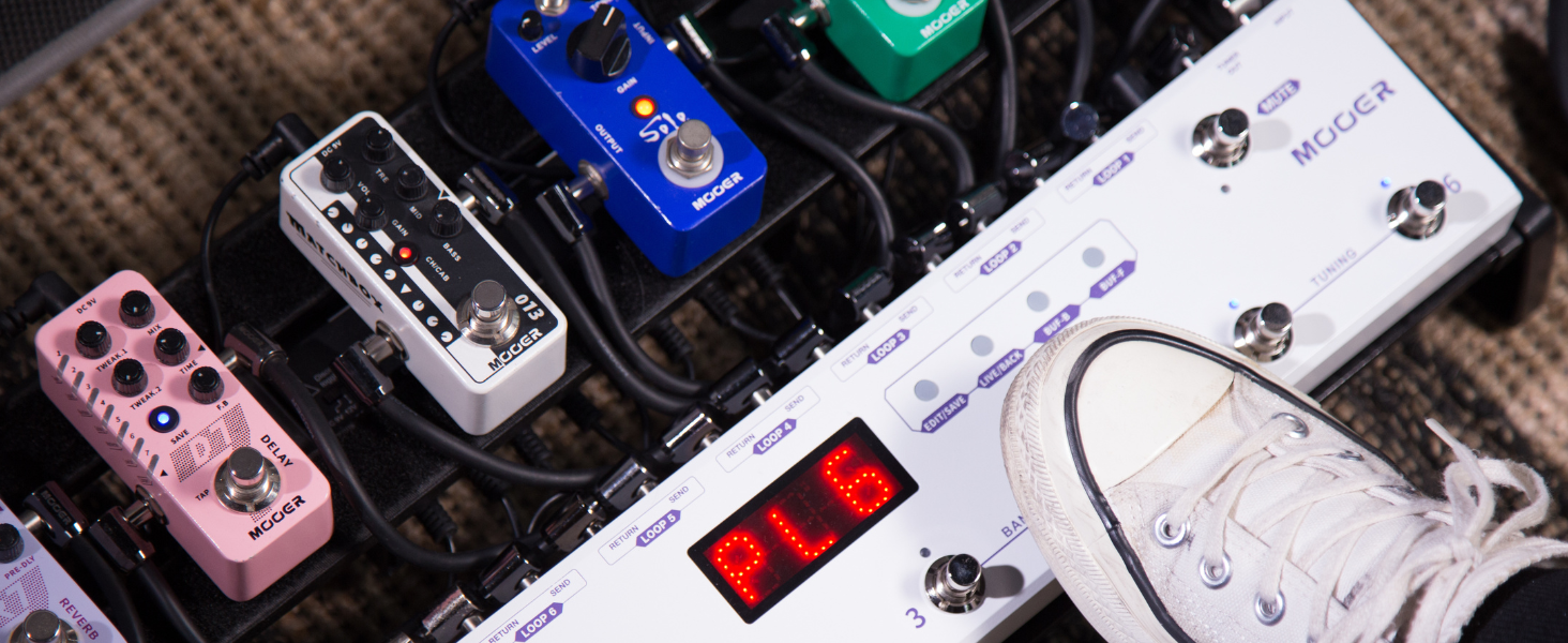 Fc pedal patch cable save space