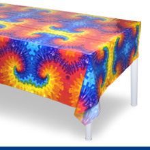 Tie Dye Tablecloth Tie Dye Birthday Tablecloth Tie Die Tablecloth Tie dye table decorations