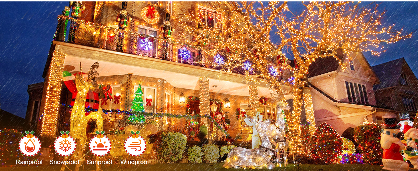 warm white christmas lights