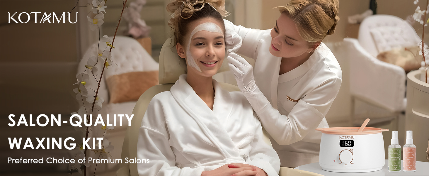 KOTAMU Waxing Kit for Hair Removal