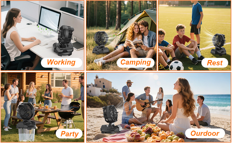 Portable Misting Fan