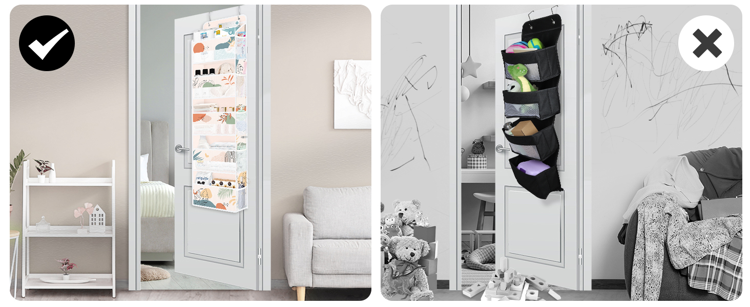 Boho over the door organizer