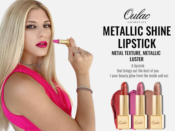 Oulac Metallic Shine Lipstick