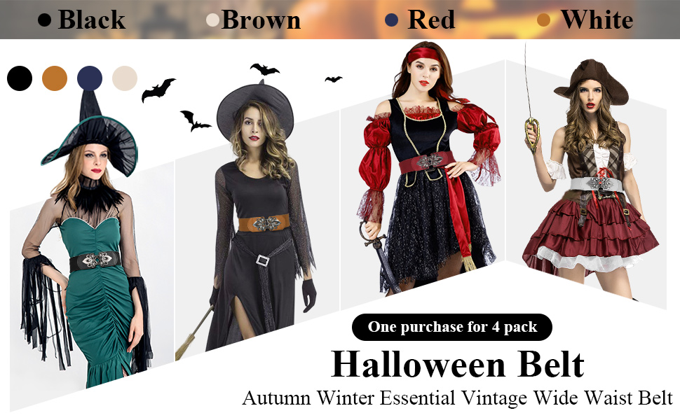 women stretchy wide waist belt