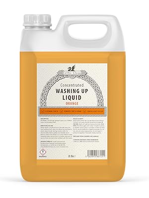 Celtic Clean - Concentrated Washing Up Liquid - Orange - 2.5 Litre