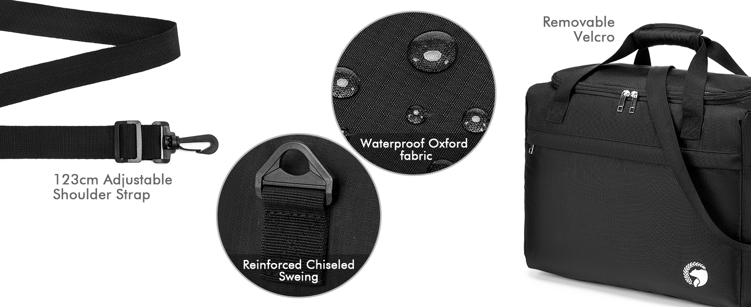 BAGZY Bagages Cabine 40x30x20 Wizzair, Imperméable Sac de Voyage