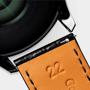 ストラップ maron Amazon.com: Moran Alligator Leather Quick Release Watch Band