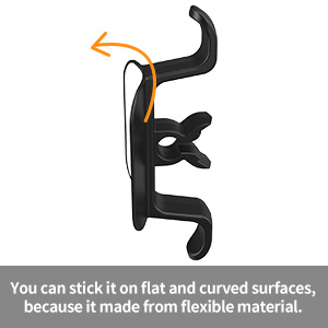 stick on curved surfaces