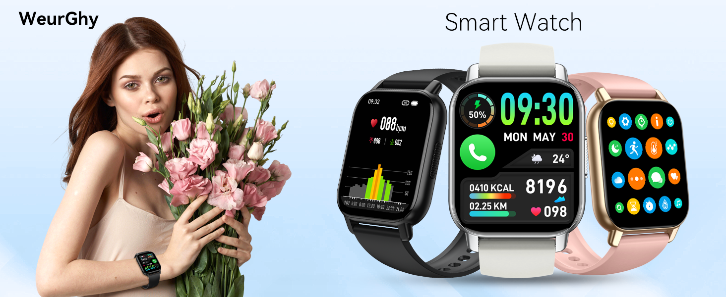 WeurGhy Smartwatch smartwatch fitness watch