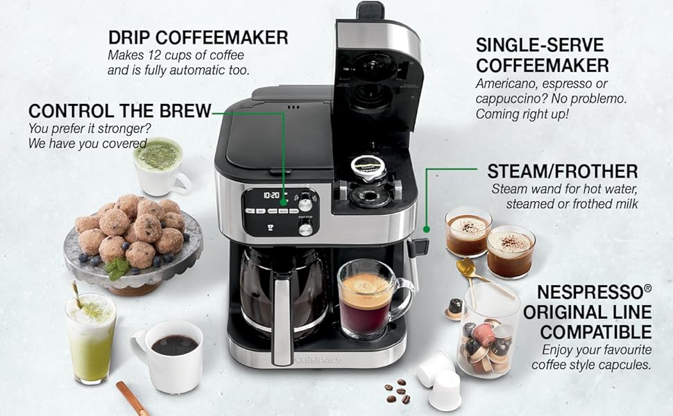 Cuisinart SS4N1C Coffee Center® Barista Bar 4in1 Coffeemaker (Brews