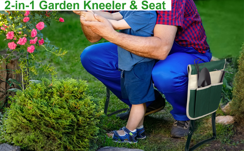 HYZSWGC Garden Kneeler and Seat, Gardening Bench for Kneeling and Sitting Garden