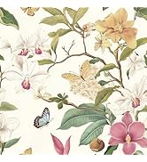 Nukofal Vintage Floral Peel and Stick Wallpaper Floral Contact Paper 16.9inchx118.1inch Multicolo...
