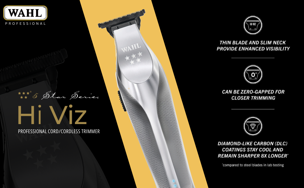 Wahl Professional 5 Star Hi-Viz Trimmer - Model 56461