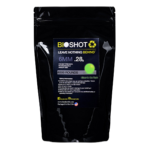 Bioshot .28g Green Tracer Airsoft BB