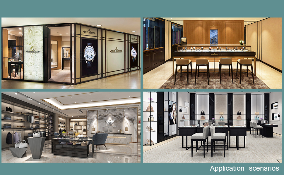 2 Pack Double Glass Showcase Lock Double Door Single Open Wine Lock for