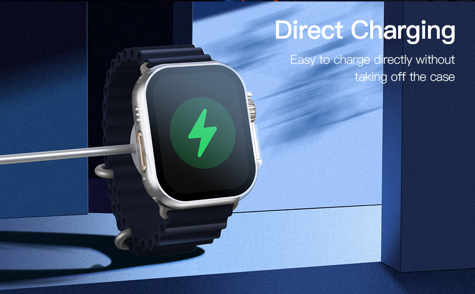 Piuellia 2Pack Hard Protective Case with Tempered Glass Compatible with Apple Watch Ultra 2