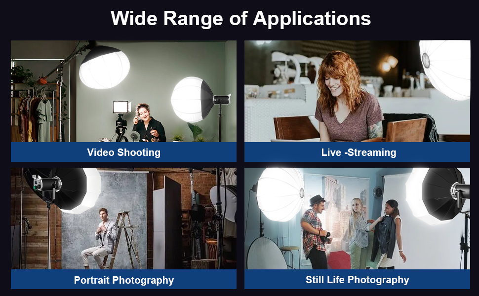 GVM 300W Video Light Kit, CRI 97+ 5600k, 91500Lux1m