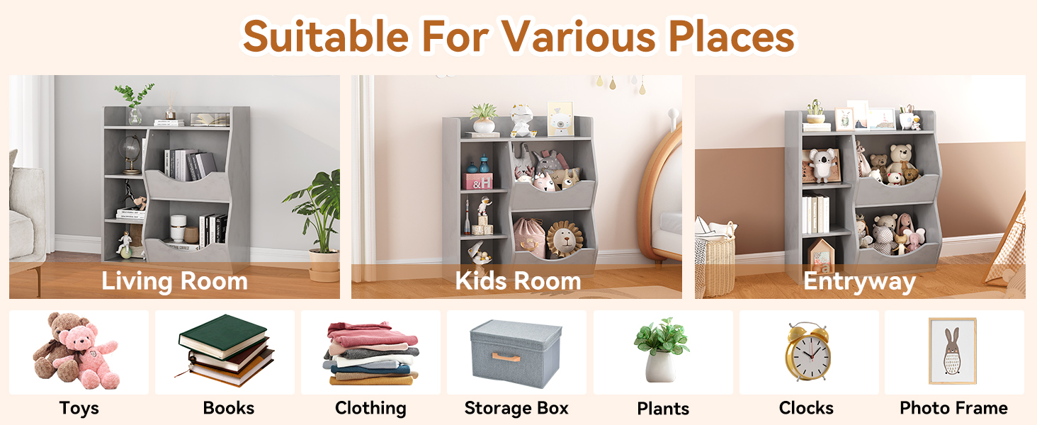 Kids Toy Storage Cabinet