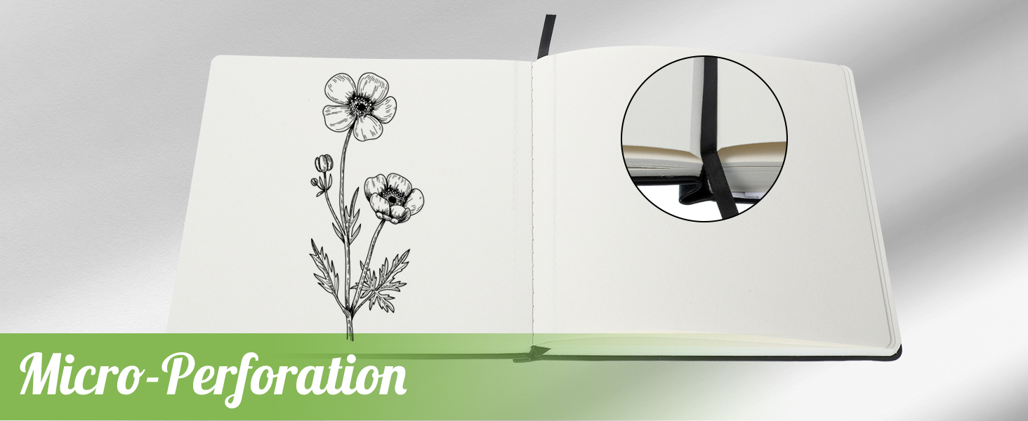 Hardcover Sketch Book, 160 Pages/80 Sheets Square Sketch