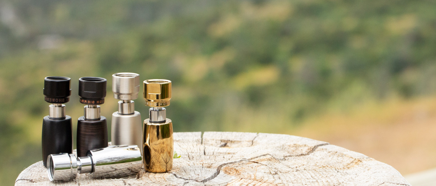 High Sierra - The Feel-Good, Low-Flow Shower Heads