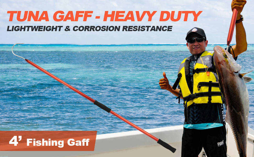 Fishing Gaff Hook Fish Hooked Gig Harpoon Gigging Spear