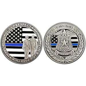 Saint Michael Police Prayer Coin Patron Saint of Police Officers