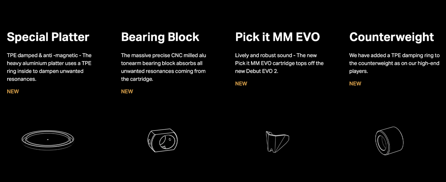 ProJect Debut EVO 2, Next Generation Audiophile Turntable