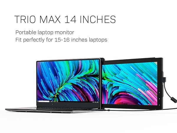【新品未使用】 Mobile Pixels TRIO MAX 14” フルHD Amazon.com: Mobile Pixels Trio Max Portable Monitor, 14