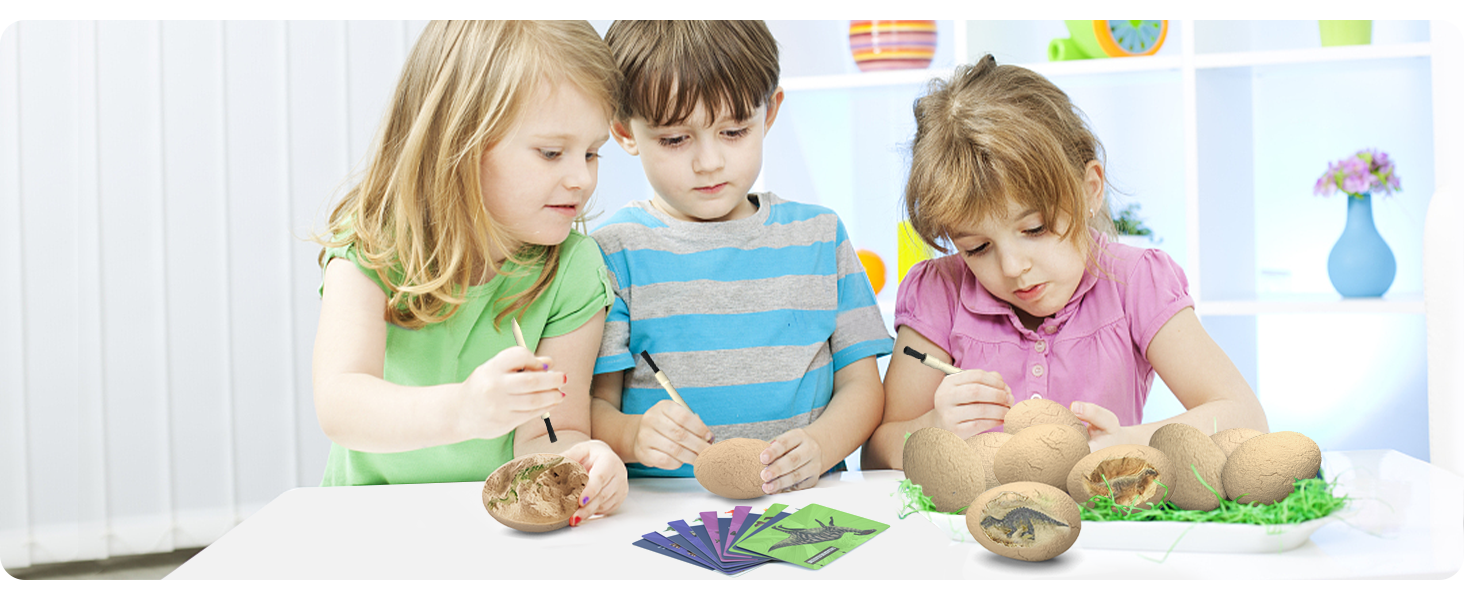 Bigear Dinosaur Eggs Excavation Dig Kit Dinosaur Toys for Kids