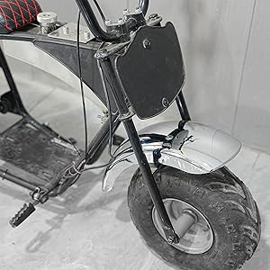 front chrome fender mini bike