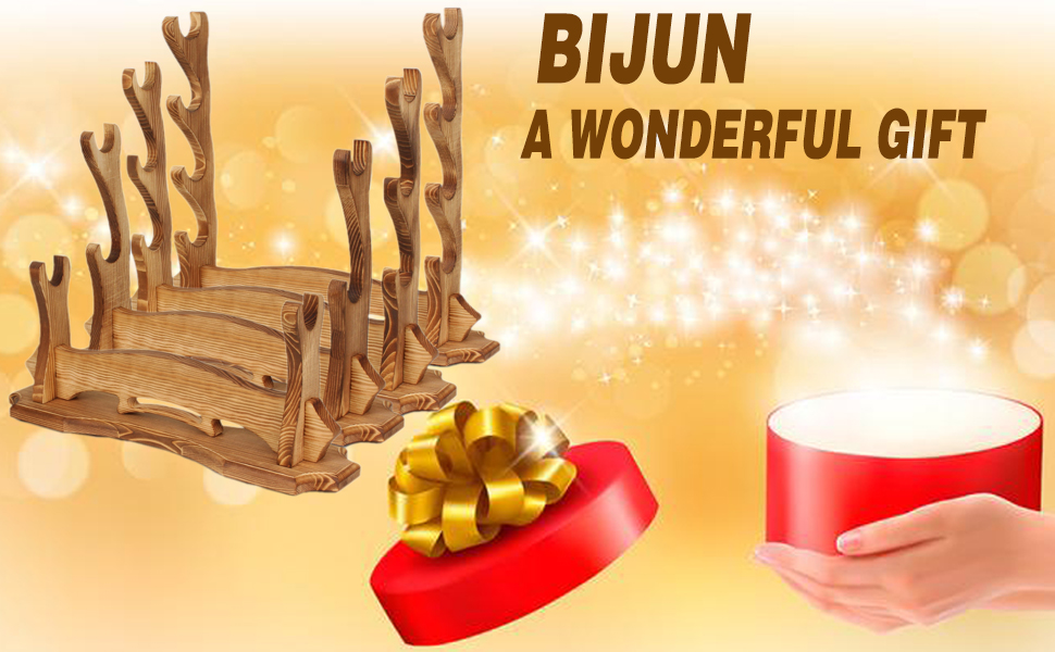 BiJun Sword Katana Stand, Katana Holder Samurai Sword Stand