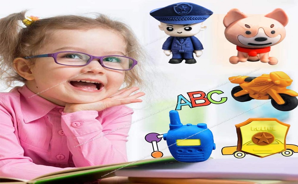 stylish erasers for boys, eraser for kids pencil eraser set for girls, eraser set for return gift