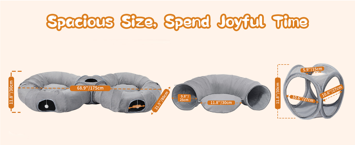 cat donut tunnel