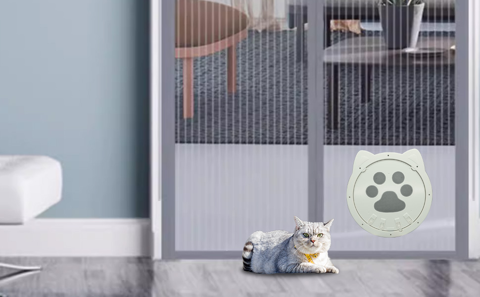 ENJOY ENJOY PET SUPPLIES Pet Door is suitable for embedding into