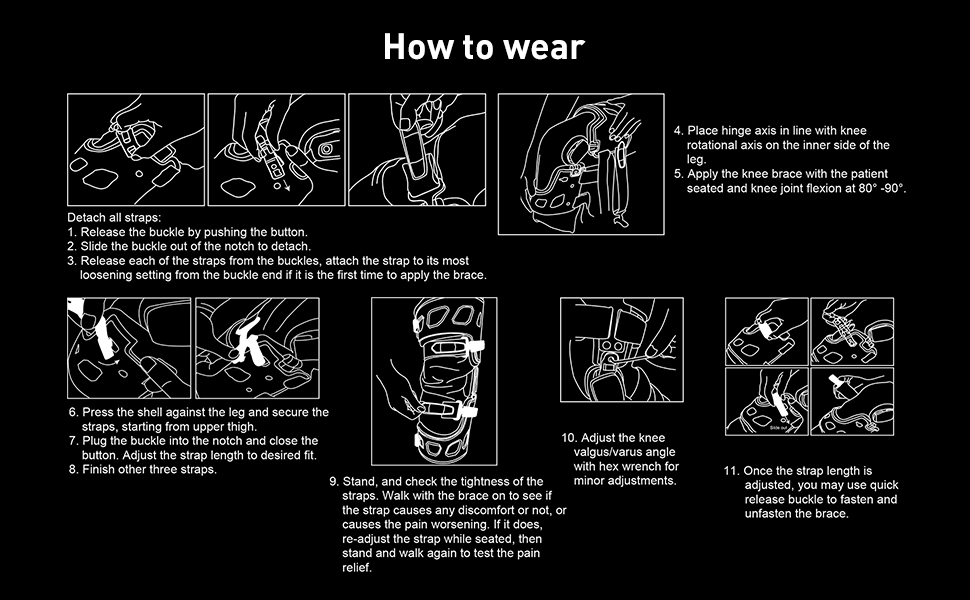 how to wear Zoyer Recovery+ Telescopic Pro Knee Brace