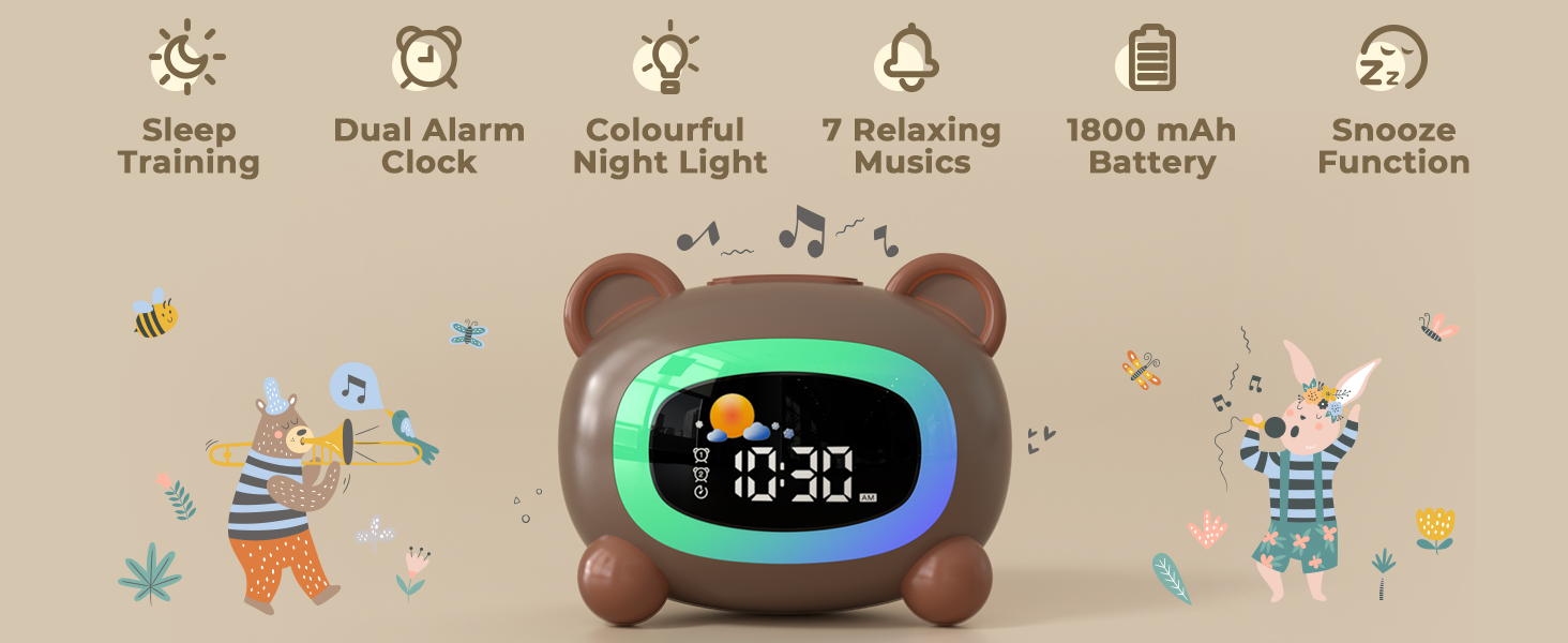 Children's Sleep Trainer Grow Alarm Clocks