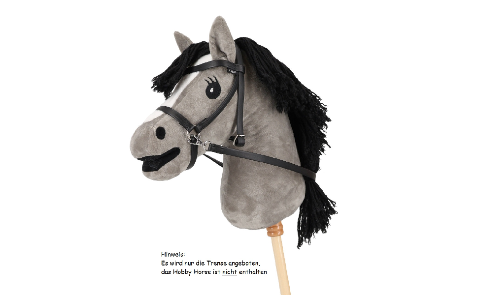Hobbyhorsing, Steckenpferd, Stockpferd, Steckenpferd, gebissloses Zaumzeug