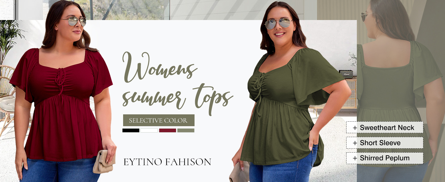 women plus size tops