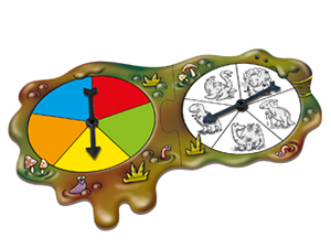 orchard toys dirty dinos guessing game color number counting learning shape fun activity for kids.