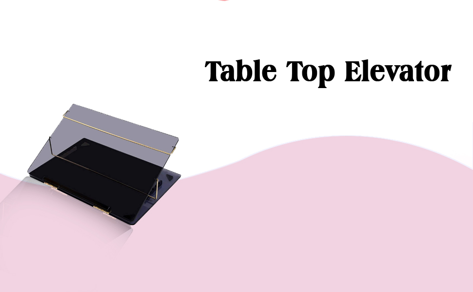 LUVYANSH Writing Table top Elevator Desk Standard Size (15/21 inch 8 m