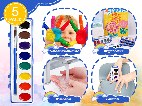 watercolors classpack bulk paint set for kids