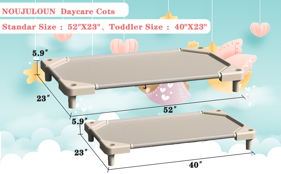 NOUJULOUN Daycare Cots,Nap Cots for Daycare Dollar
