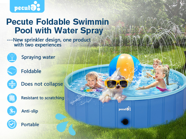 Kids Pool With Sprinkler 63